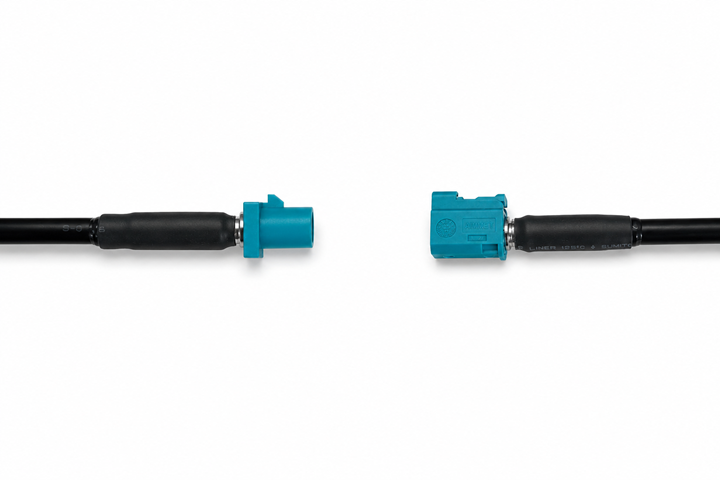 IP69 Waterproof Fakra Male to Fakra Female RG58 Extension Cable – 5m